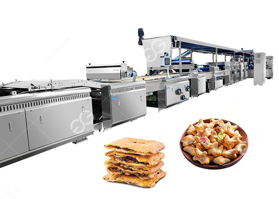 China Productielijn voor roestvrijstalen koekjes, efficiënte crackervervaardigingsmachine leverancier