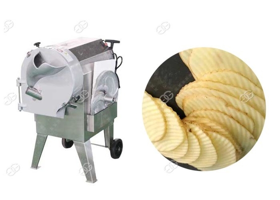 China Golfkomkommer en Aardappel van de Kreukspaanders van de Snijmachinemachine Gemakkelijk de Veranderingsblad Henan GELGOOG leverancier