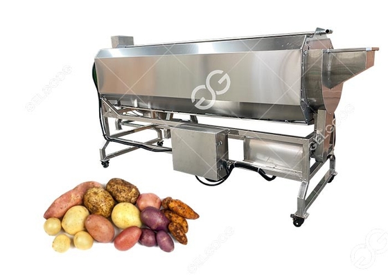 China Het volledige Automatische Industriële van de Aardappelwas en Schil Schilmesje van de de Gemberwasmachine van de Machinewortel leverancier