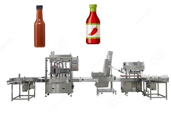 China 20 de Machine Chili Paste Filling Line van flessenmin industrial chili sauce filling leverancier