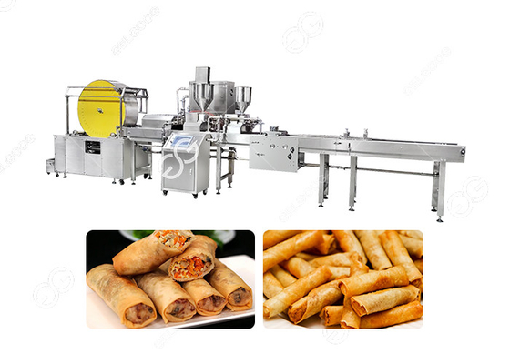 China 4000Pieces/h loempiaproductielijn, de Makermachine van het de Lentebroodje leverancier