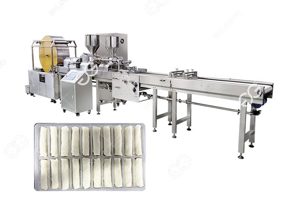 China Volledig Automatische Harumaki die Machine maken Broodje opspringen die Materiaal maken leverancier