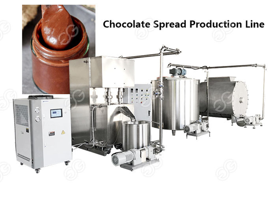 China Volledige Vastgestelde Chocolade Uitgespreide Productielijn, Chocoladedeeg die Machine maken leverancier