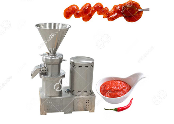 China 300 Kg per Uur die voor Commerciële de Saus van Gebruiksspaanse pepers de Spaanse peperssaus van het Productieproces Machineprijs maken leverancier