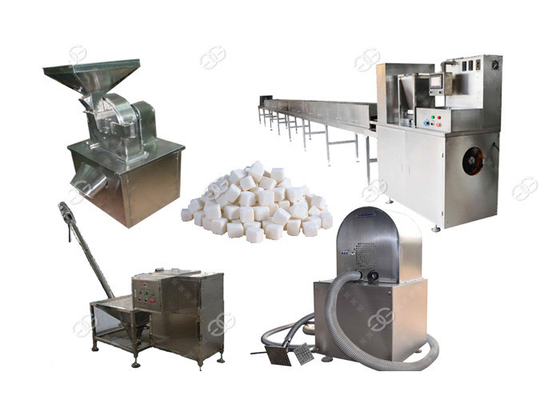 China Automatische Ruwe Suikerkubus die Machine Productie tot Proces maken Witte Suikerkubussen leverancier