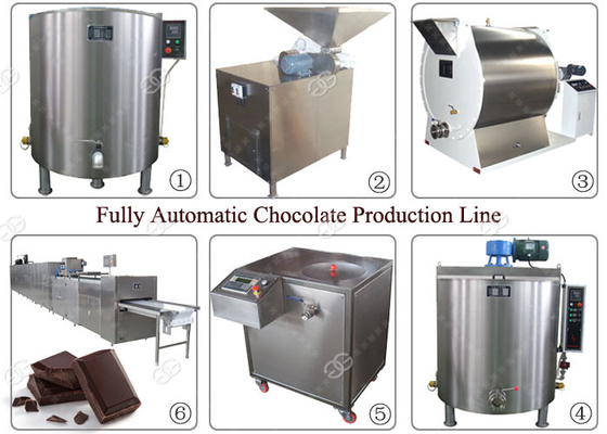 China Volledig Automatische Industriële de Chocoladeproductielijn die van de Noot Botermolen Machine maakt leverancier