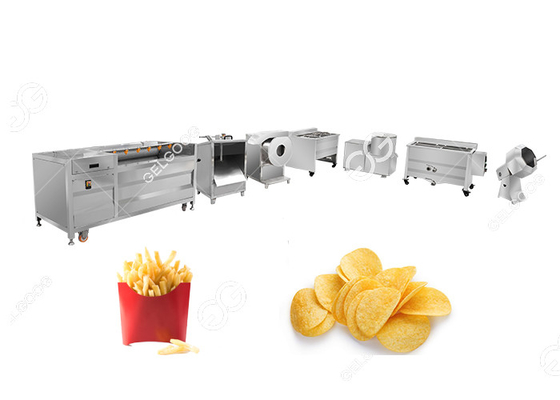 China Kleinschalige Spaanders die Machine, Chips volledig Automatische Productieinstallatie maken leverancier