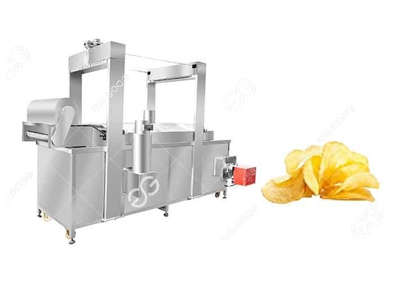 China Olie - Water Gemengde Aardappel Chip Fryer Equipment Stainless Steel 3500*1200*2400mm leverancier