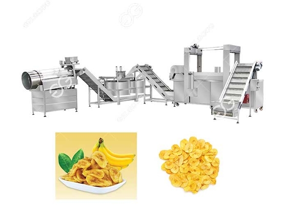China Ononderbroken Banaanspaanders die Machine/Industriële de Braadpanmachine maken van Banaanspaanders leverancier