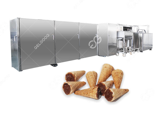 China 5000pcs/h de beet Gerangschikte volledig Automatische Productielijn van de Wafelkegel Gevulde Chocolade leverancier