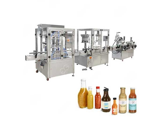 China Kleinschalige de Saus van Chili Sauce Bottle Filling Machine Hete het Vullen Machine leverancier