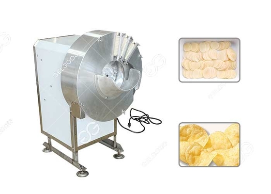 China Het Materiaal van de Commerical Plantaardige Verwerking, Chipssnijmachine 600kg/H leverancier