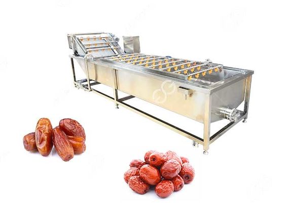 GELGOOG de jujube dateert Hoge Capaciteit van de Fruitwasmachine de onophoudelijk